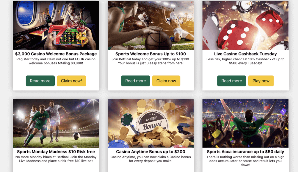 A robust welcome bonus can significantly elevate your initial deposit. Betfinal’s offering is particularly attractive!
