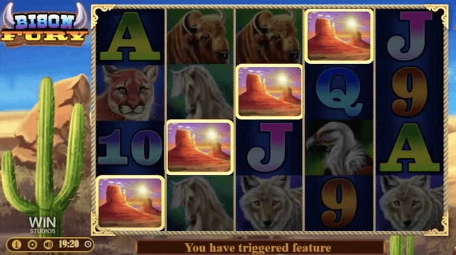 Bison Fury gameboard