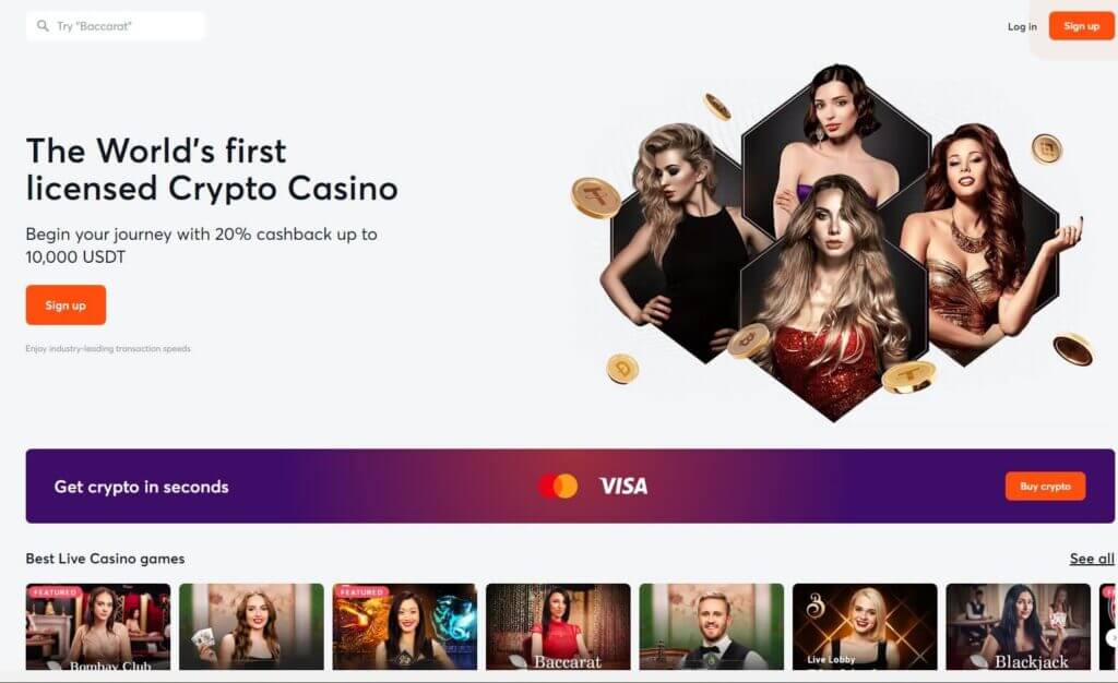 Welcome bonus of up to $5,625 + 200 FS