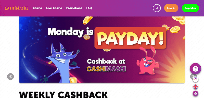 CashiMashi teems with numerous promos. Regular cashback complements a lineup of thrilling, fresh promotions at every corner.