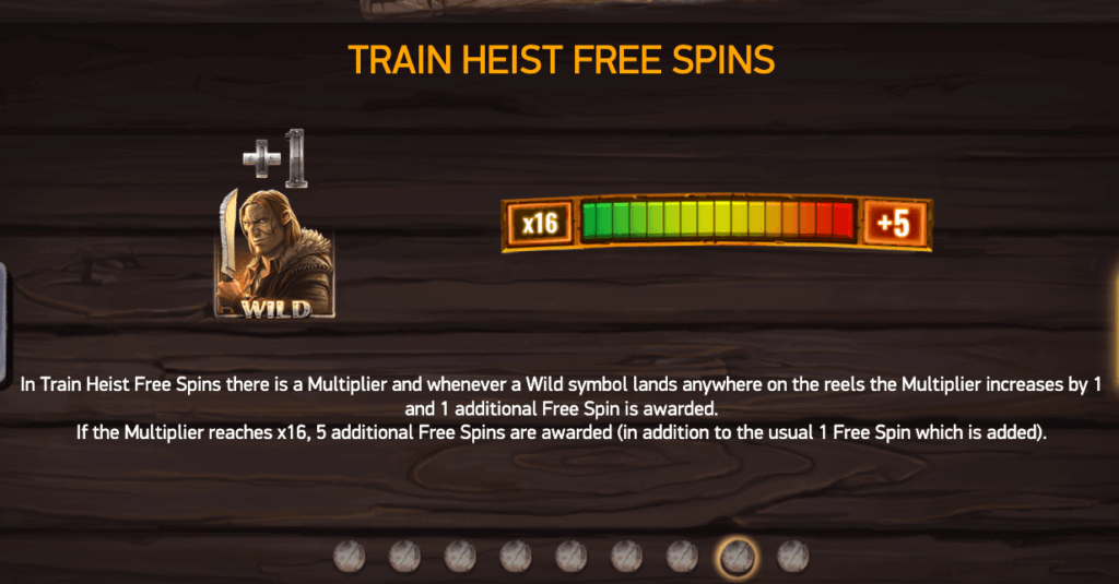 Discover the Train Heist Free Spins adventure in Dead or Alive 2.