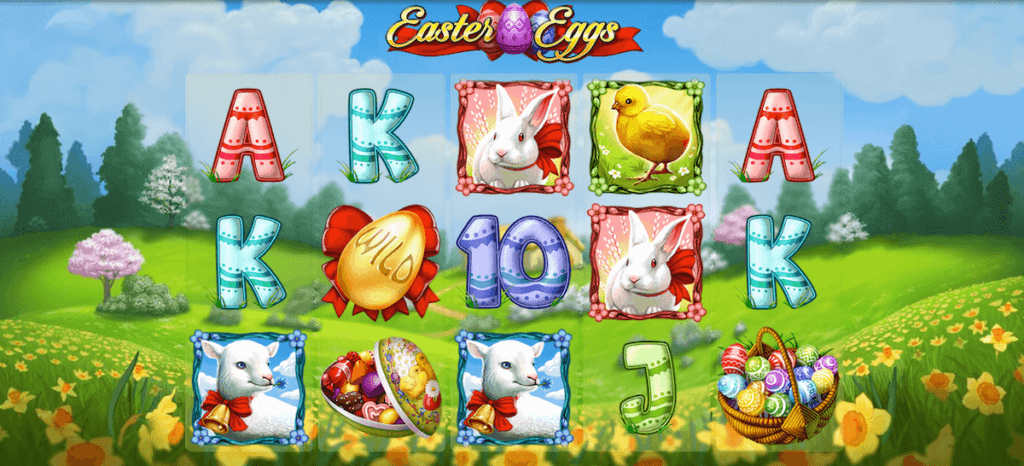The Easter Eggs game by Play'n GO at Canadian online casinos comes alive with spring holiday treats.