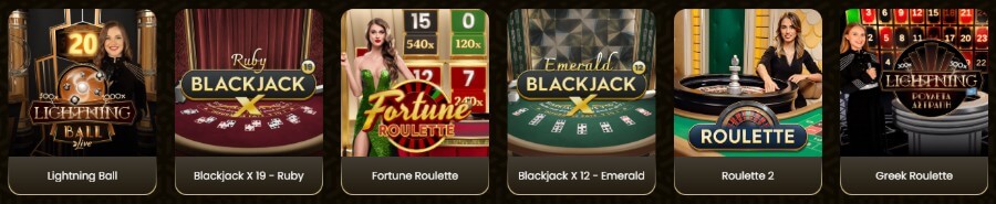 GoldSpin - Live Casino