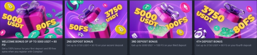 To unlock the match offer, first fulfill the 40x wagering criteria, all within 30 days. Each component of the package offers varying amounts and percentages, allowing a grand claim of up to 17,500 USDT along with 310 bonus spins.