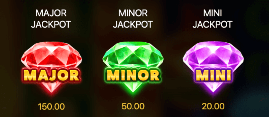 Jackpot tiers within the Lion Gems Hold and Win in Canadian casino slots.