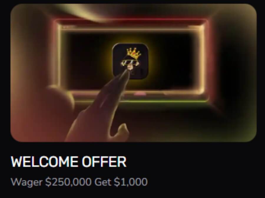MonkeyTilt Welcome Bonus
