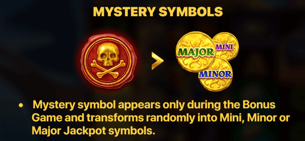 <strong>Pirate Chest Hold and Win mystery symbols</strong>