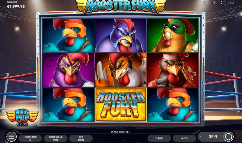 Experience Rooster Fury by Endorphina in Canada