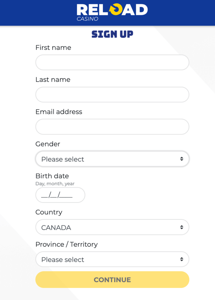 Click on it to enter your full name, email, birth date, and country. Confirm via the immediate email received, and you're all set up!