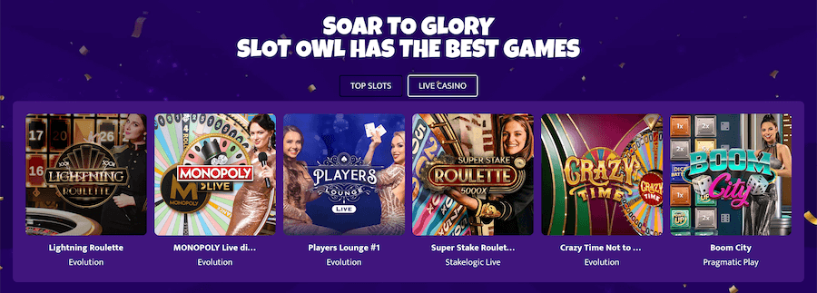 Живое казино Slotowl