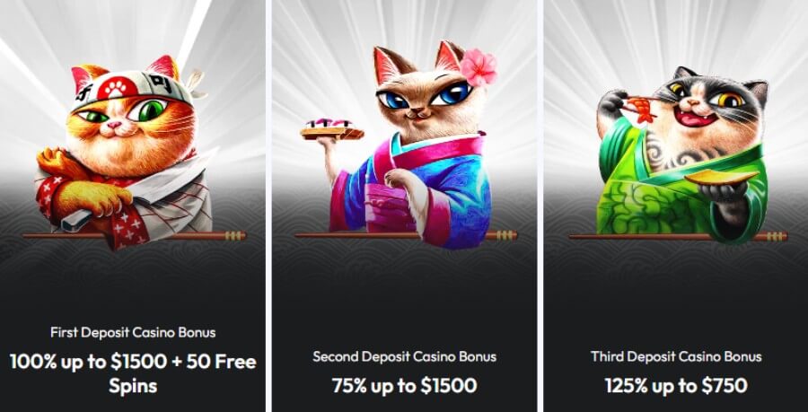 Sushi Casino - Welcome Bonus