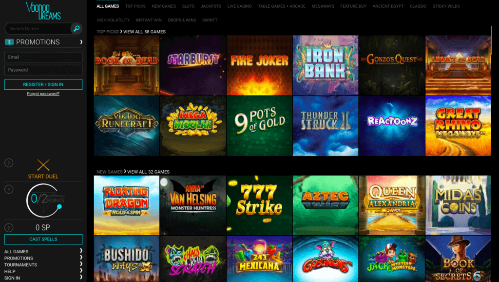 Voodoo Dreams Casino