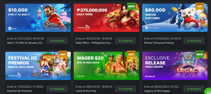 bc.game casino tournament promotions in Canada.