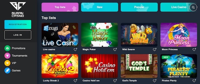 Click here to join BuranCasino Burancasino games