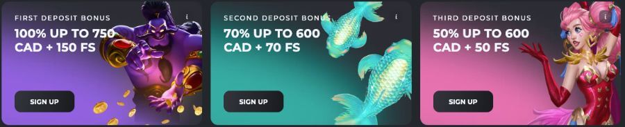 </strong> available for new entrants in Canada is a tempting proposition. Fresh players can unlock bonuses totaling up to $3,050 in <strong>