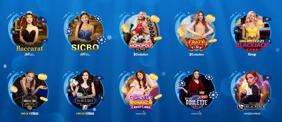 Dolfwin Casino Live Games