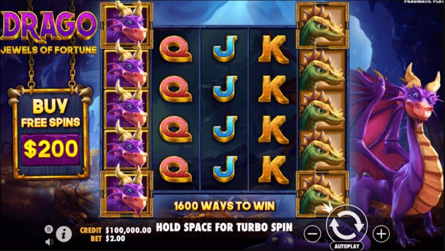drago jewels of fortune celebrated Canadian casino slots image