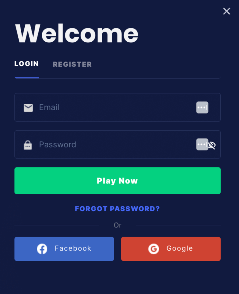 The registration process at Flush Casino is quick: just enter your <strong> email address and desired password</strong> , and click 'Register'. You'll instantly receive a verification email confirming your registration.