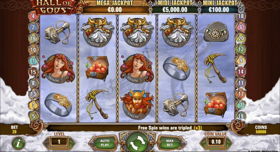 Exploring Hall of Gods - A New Take on the Classic NetEnt Provider Review
