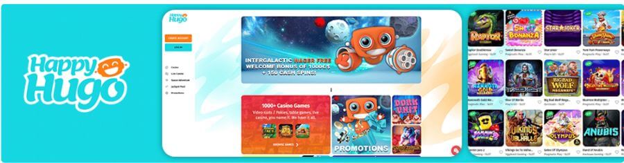 Effortless navigation awaits you at Happy Hugo - a top Canada-based online casino.