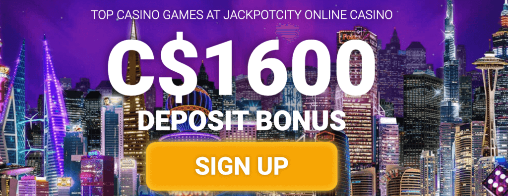 <strong>Canadian players enjoy an extraordinary welcome bonus exclusively at JackpotCity</strong>