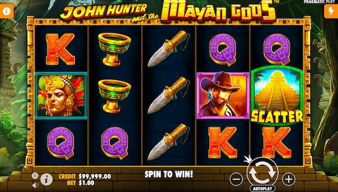 Similar Slots to Try If You Enjoy John Hunter and the Mayan Gods Prepare for a breathtaking immersion in Central America's jungles as you set off with John Hunter on his adventure to uncover Mayan relics. As expected from Pragmatic Play, the stunning HD visuals and thematic soundtrack heighten the entire gameplay experience, making it intensely engaging.