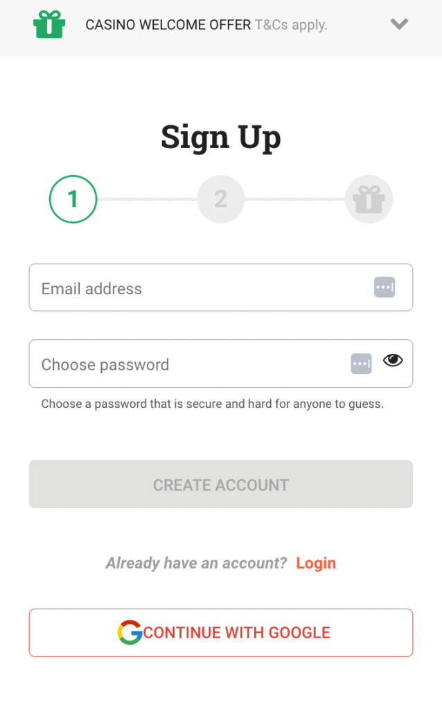 Click on the LeoVegas links you find on this page.