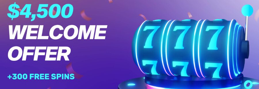 Begin your journey by registering quickly with an email, setting a password, and submitting necessary documents for verification. Make a minimum deposit of $20 to instantly qualify for the $4,500 and 300-spin offer, structured as follows: