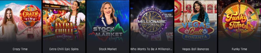 👉 Not a fan of live play? Casino Universe offers an easy-access <strong>Table Games section</strong> , fulfilling your gaming desires.
