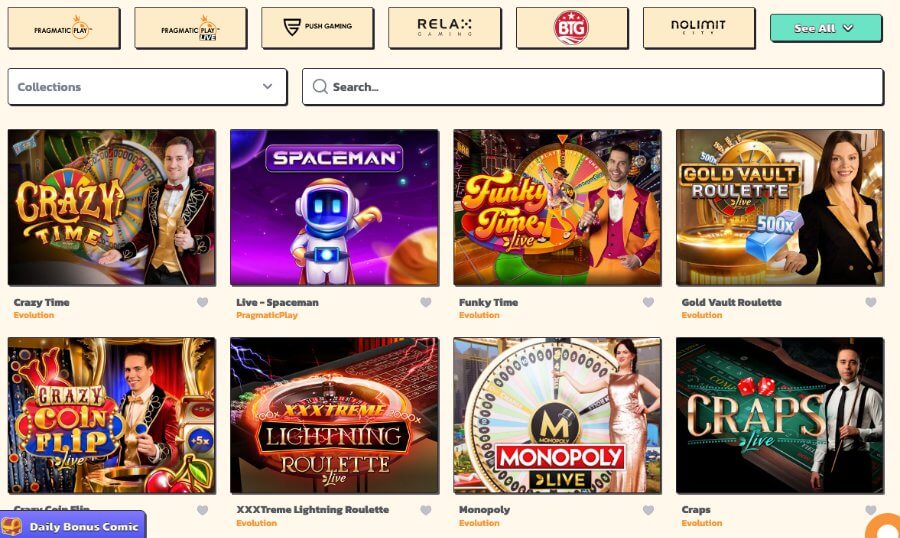 Engage with Live Casino and Game Shows at SpinsBro’s Canadian Platform