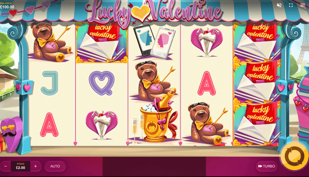 lucky valentine by red tiger celebrating love theme offered in Canada casinos