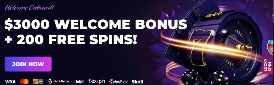 lucky7even's welcome extravaganza - canada casino