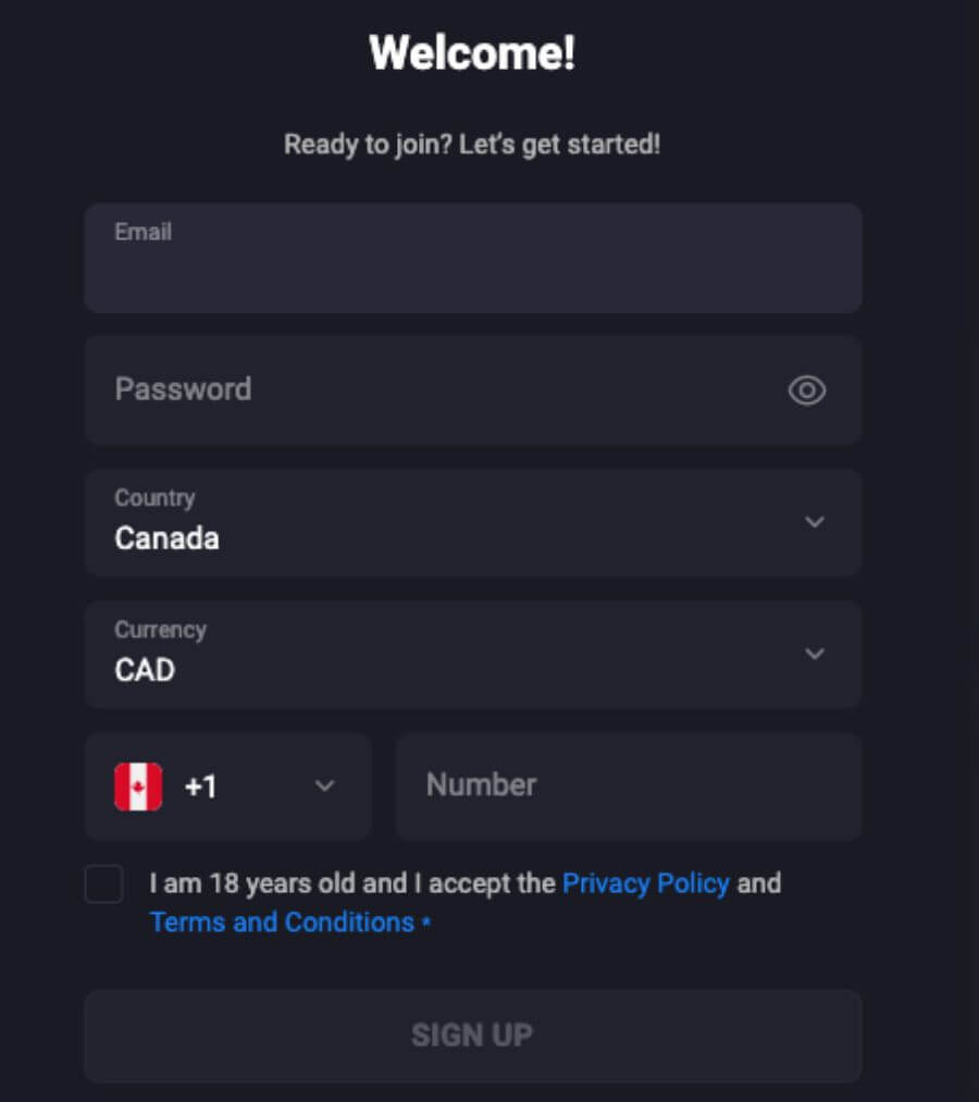 New players eager to join LuckyVibe will find account setup in Canada to be a breeze: