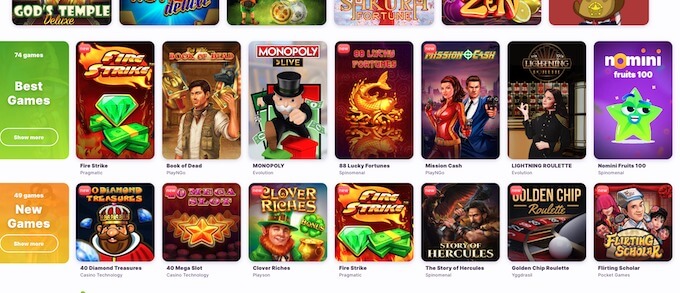 Nomini Casino Nomini casino games
