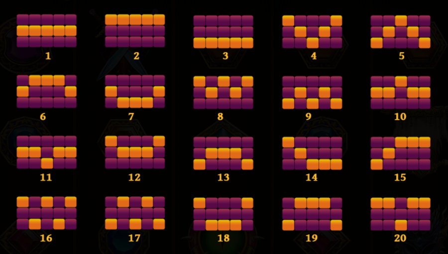 The bidding begins at $0.20, with a ceiling of $40. Autoplay can be programmed up to a sequence of 100 spins, or when any feature activates.