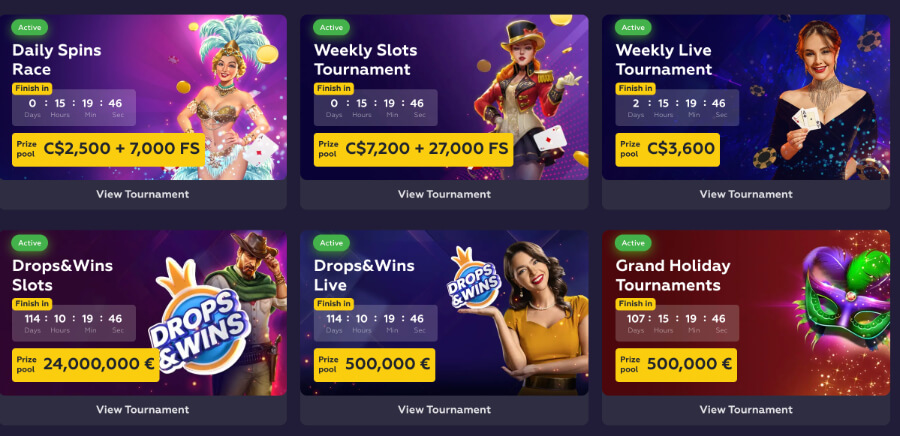 Tournament Spectacles at Playfina: A Canadian Insight