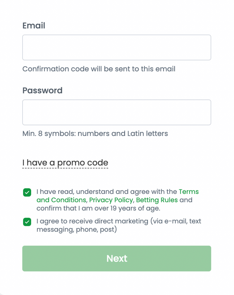 Access the verification code sent to your registered email and use it.