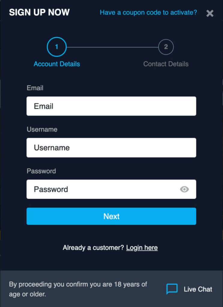 Good news for those ready to dive into the BetGlobal experience! The registration process is seamless and straightforward: