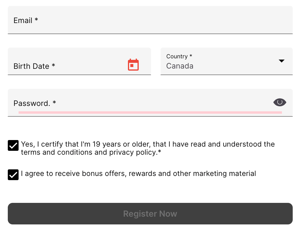 register at bombastc casino