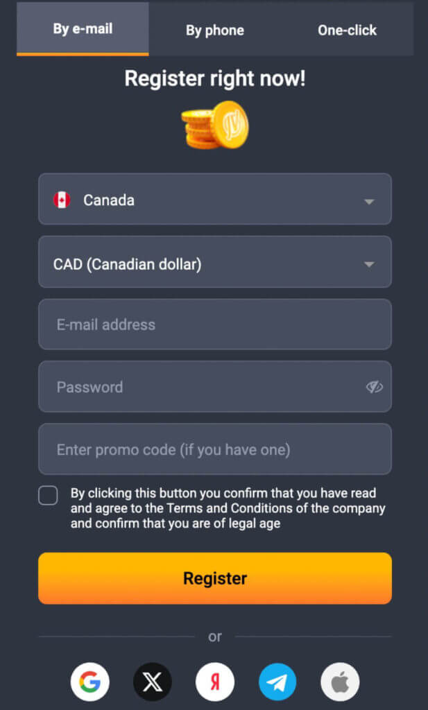 Guidelines to Register at JVSpinBet for Canada Casino Goers