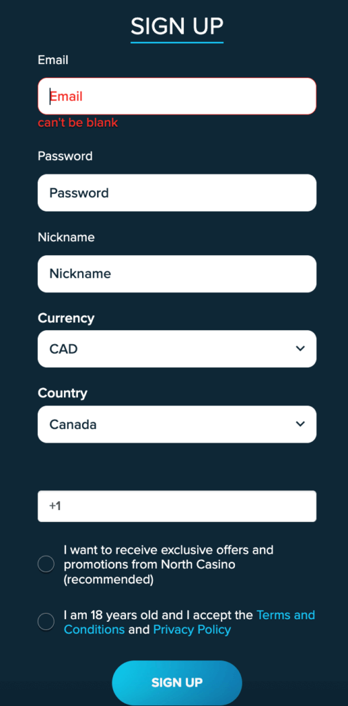 Intrigued by North Casino? Registering is quick and painless, with simplicity at its core.