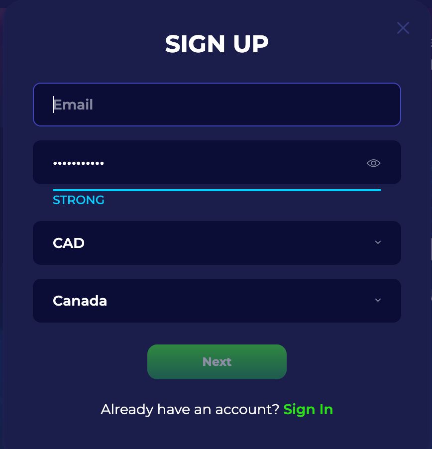 register at zotabet - canada casino