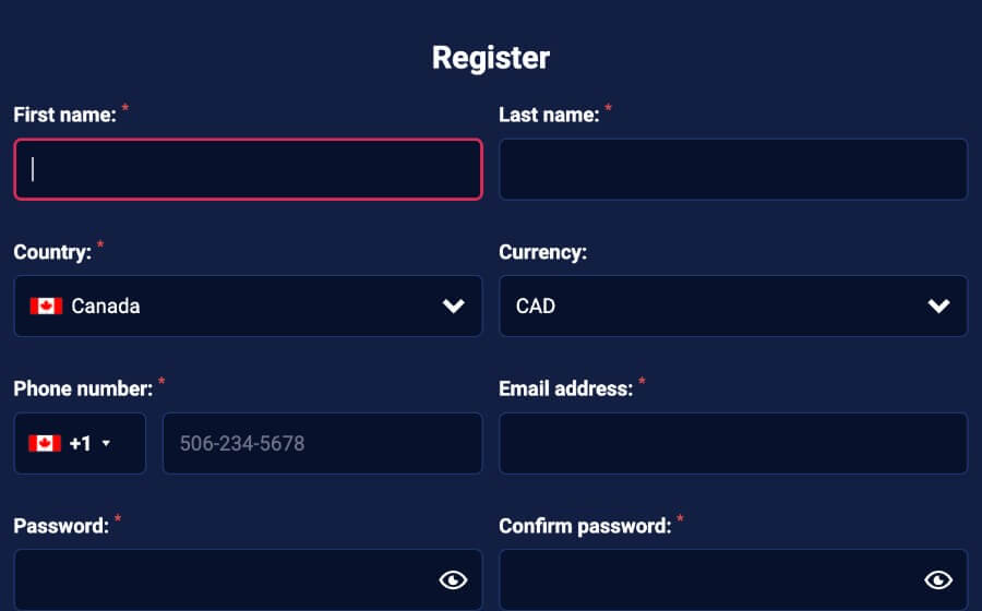 Registering at Wild Dice is straightforward. Let's guide you through it.