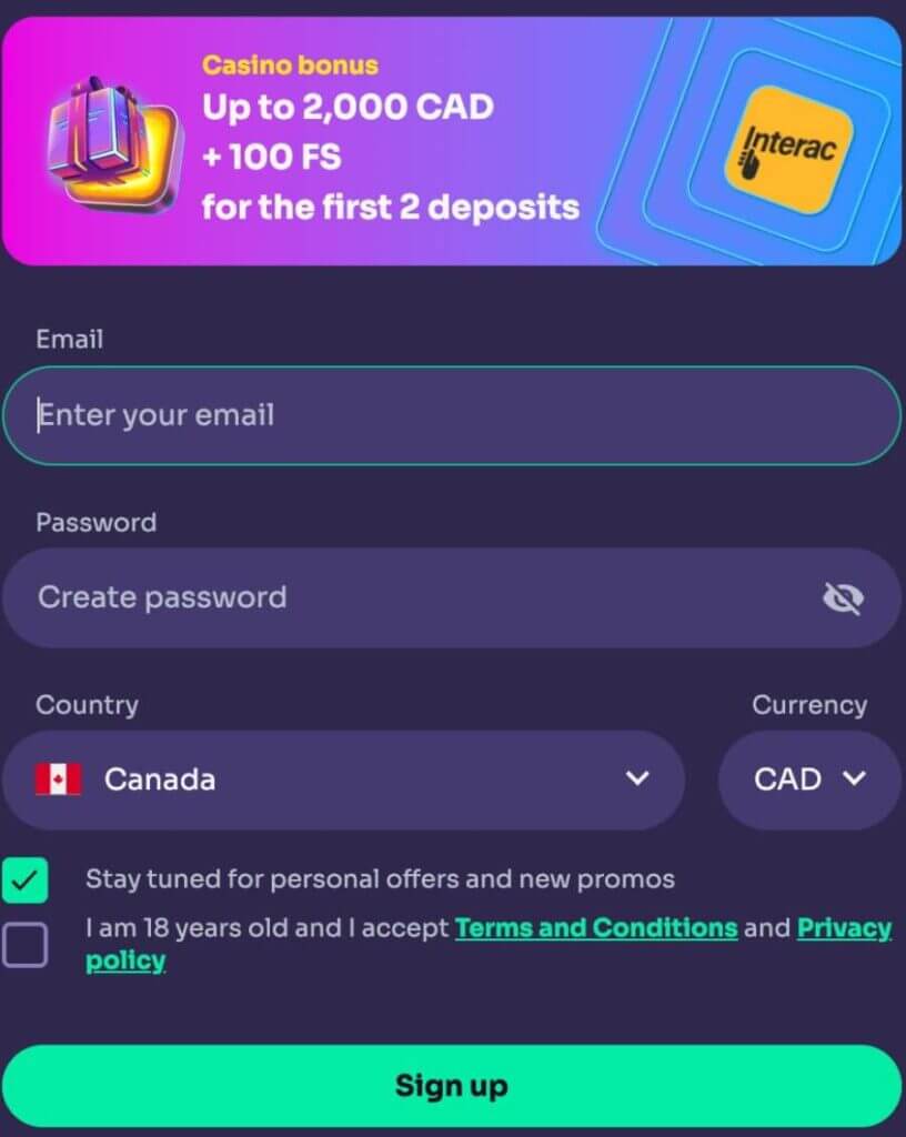 After your email is verified, age and identity checks are necessary. The casino might request the following documents, which you can upload via the 'Verification' tab: