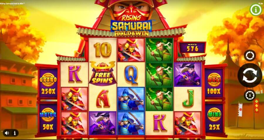 Balancing medium to high volatility, this newly released 2023 slot is set against a vibrant red backdrop. Engage the <strong>Treasure Chest feature</strong> for bonus rounds with a payout up to 3,589x.