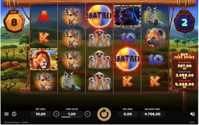 Serengeti Kings slot review