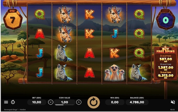 Serengeti Kings NetEnt
