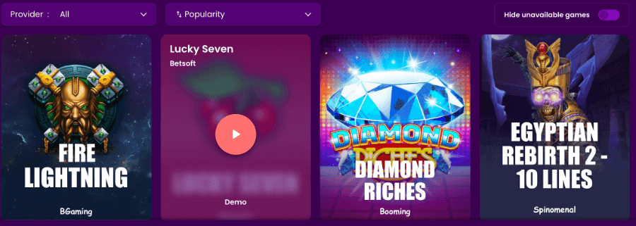 trustdice slots Canada casino