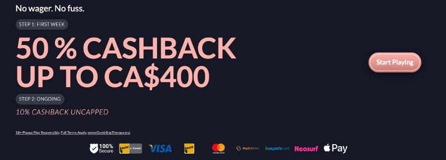 3. JackBit Casino: Unlock 100 Free Spins with Zero Wagering