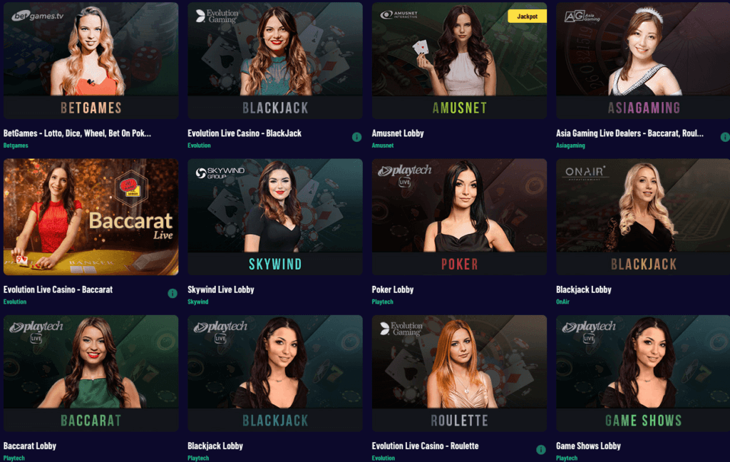 Complete Licensing List of Vegaz Casino